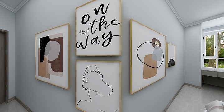 设计师魚魚-乌苏卓越康城-装修设计方案