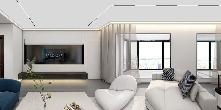 星河设计-王利军-132㎡3室-装修设计方案