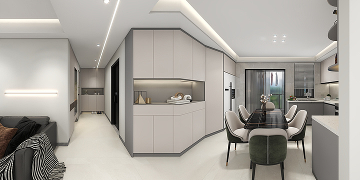 空间与设计-西南上城-装修设计方案