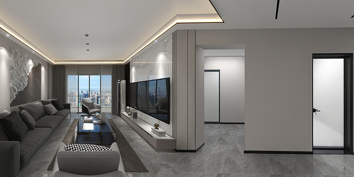 胡柯原创设计-财信城市国际-装修设计方案