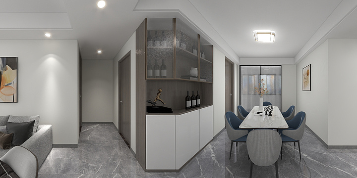 Tomboys-东方绿洲38-502-装修设计方案