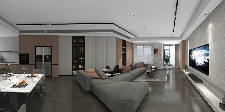 ZC高定工作室-龙湖新房1.dwg-侘寂-装修设计方案