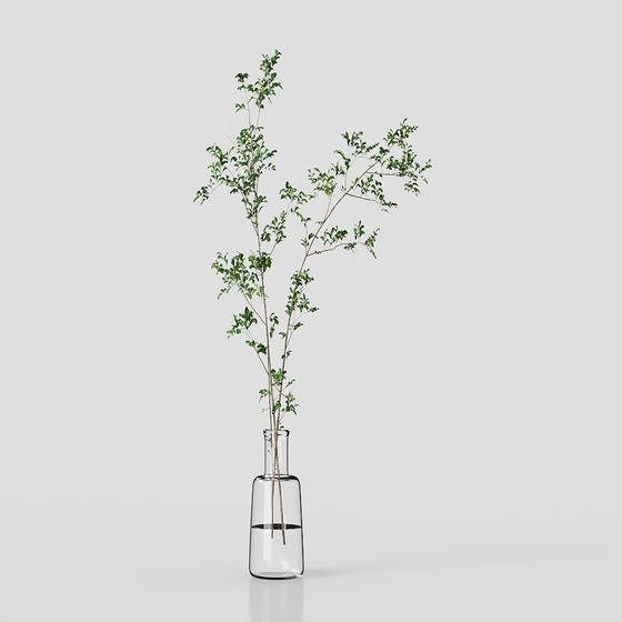 Master Bedroom Plant 3D Model