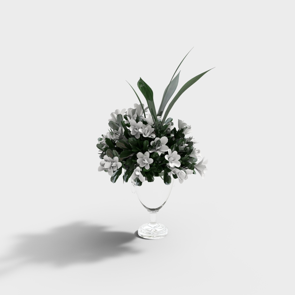 工业LOFT宴会厅-植物摆件