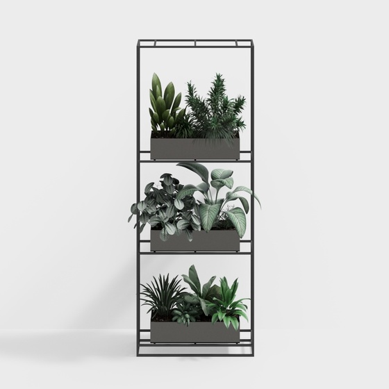 Modern Plant Stands,green