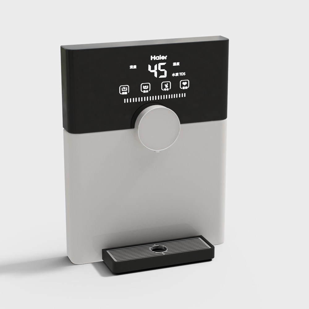 现代净水器3D模型