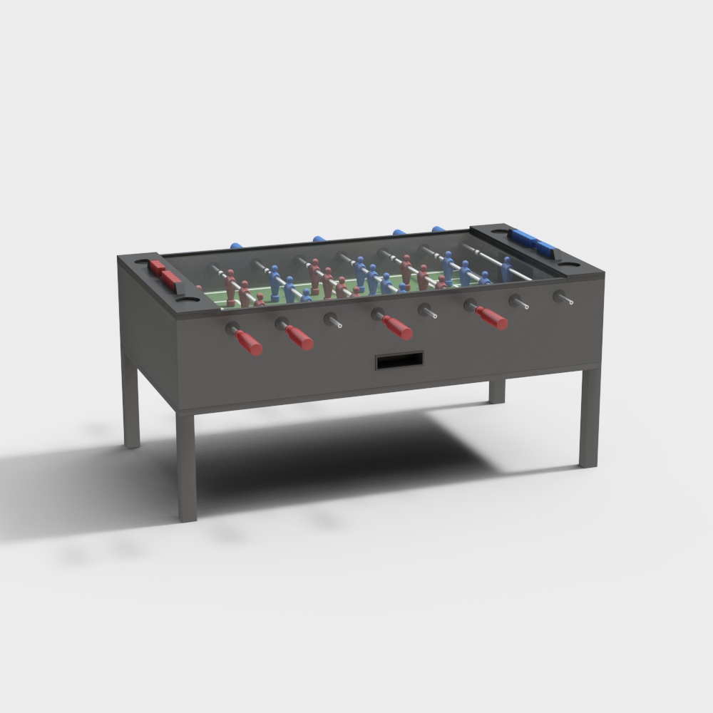 现代桌面足球3D模型