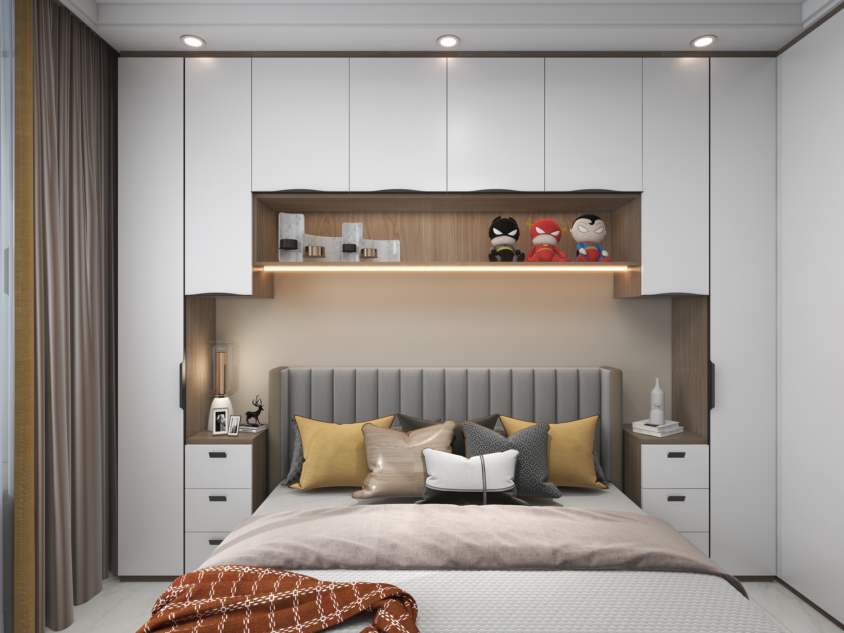 贾珍宇-《塞上公馆》现代简约|83平米2居室装修效果图