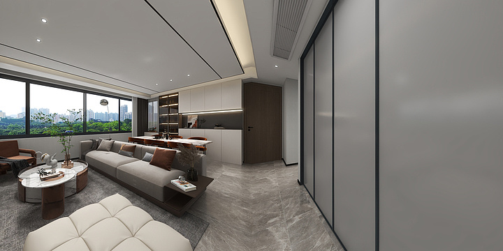 设计师吴笑-万科·海潮映月125㎡-装修设计方案