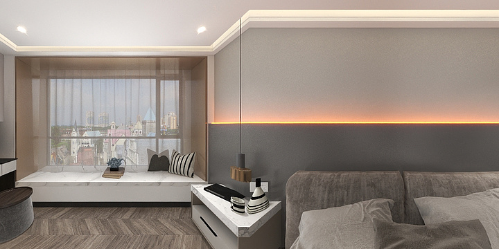 朱振亿gzNZ-黑与白轻奢设计-装修设计方案