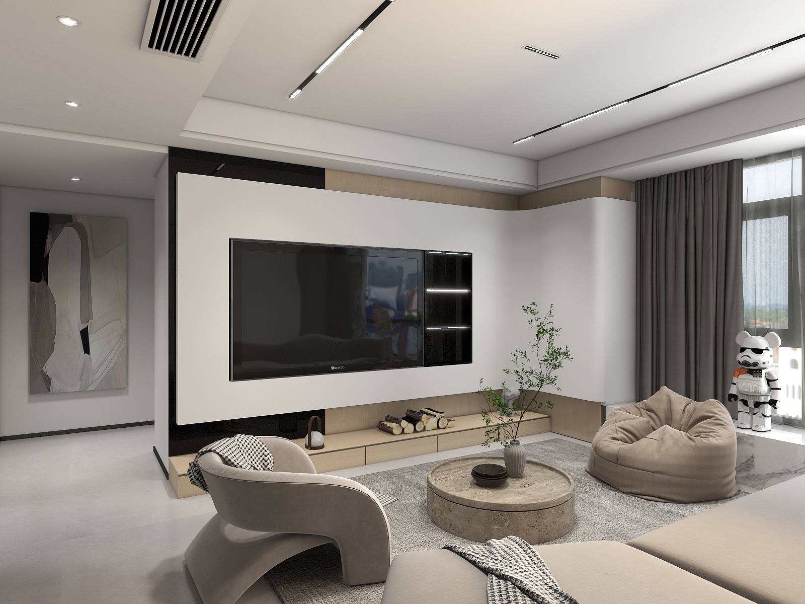 创星装饰设计-尚都埄景145-装修设计方案