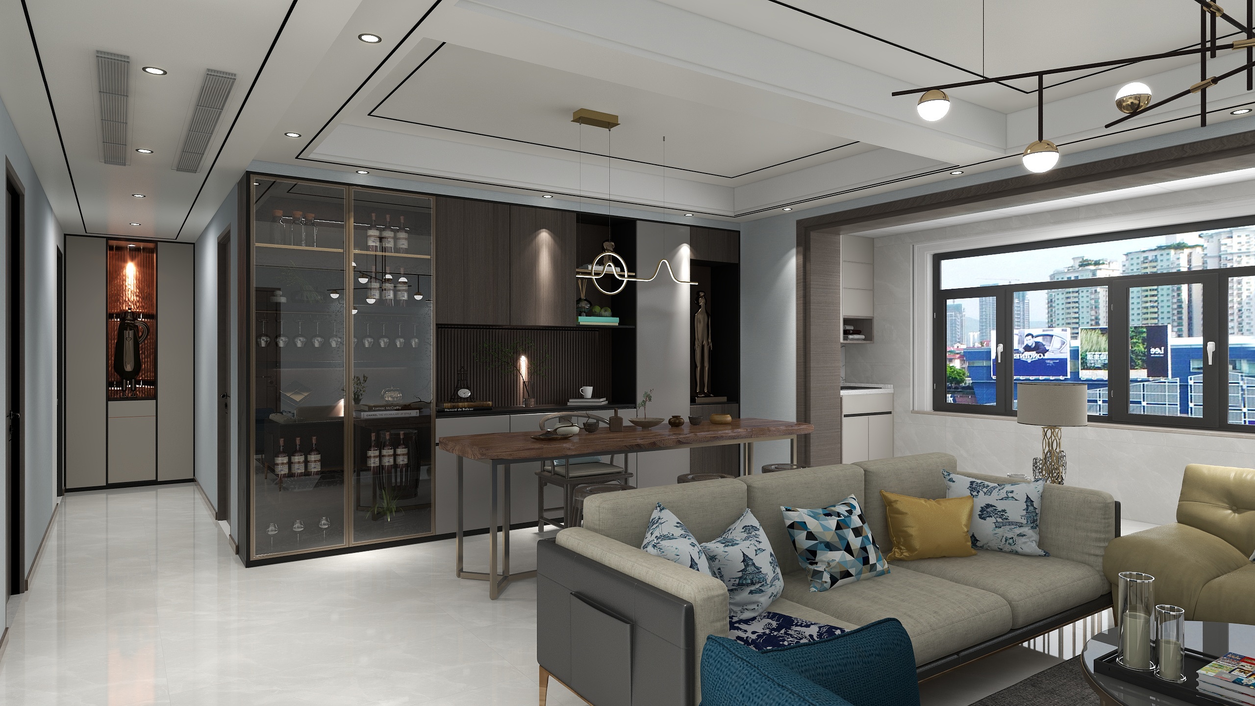 美丽家家居-现代温馨4居室-装修设计方案