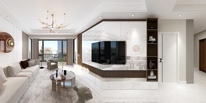 兰花设计-外滩名著效果图.dwg-装修设计方案