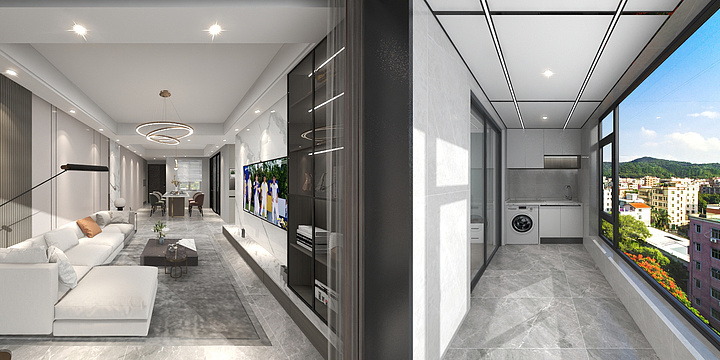 顾莹莹-水岸佳苑套内105户型.dwg-装修设计方案