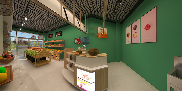 王枫顺-工装——《水果之约》-装修设计方案