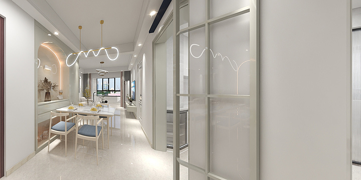 源米空间-奶油风-源文件-副本-装修设计方案