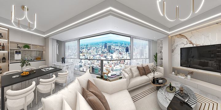 肆月空间设计-世茂紫悦府22#-装修设计方案