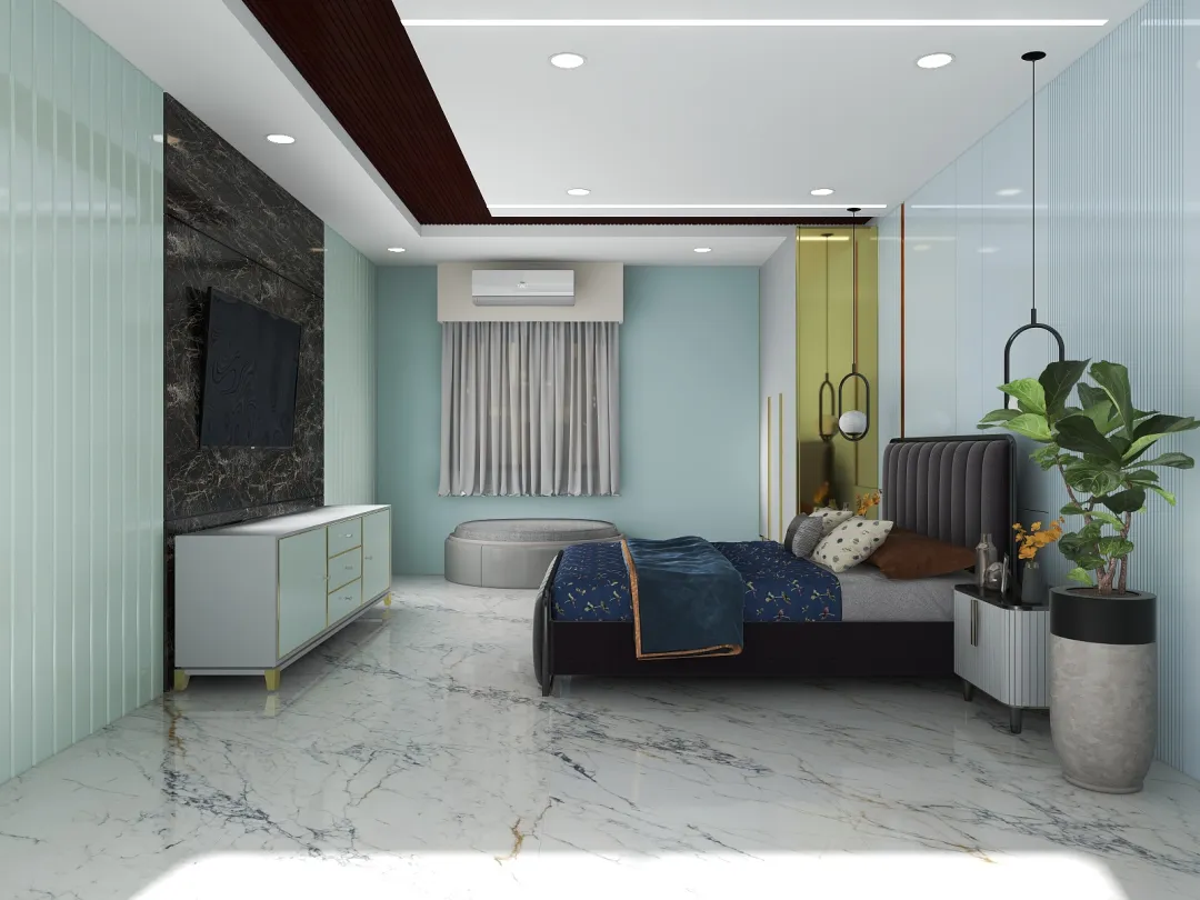 Bhammar Interior的装修设计方案:bedroom