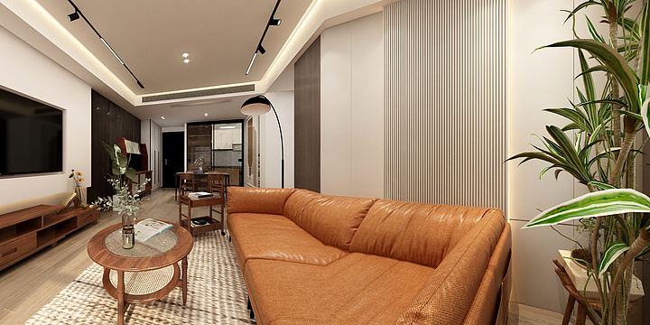 设计师高鹏-极简中古混搭风-装修设计方案