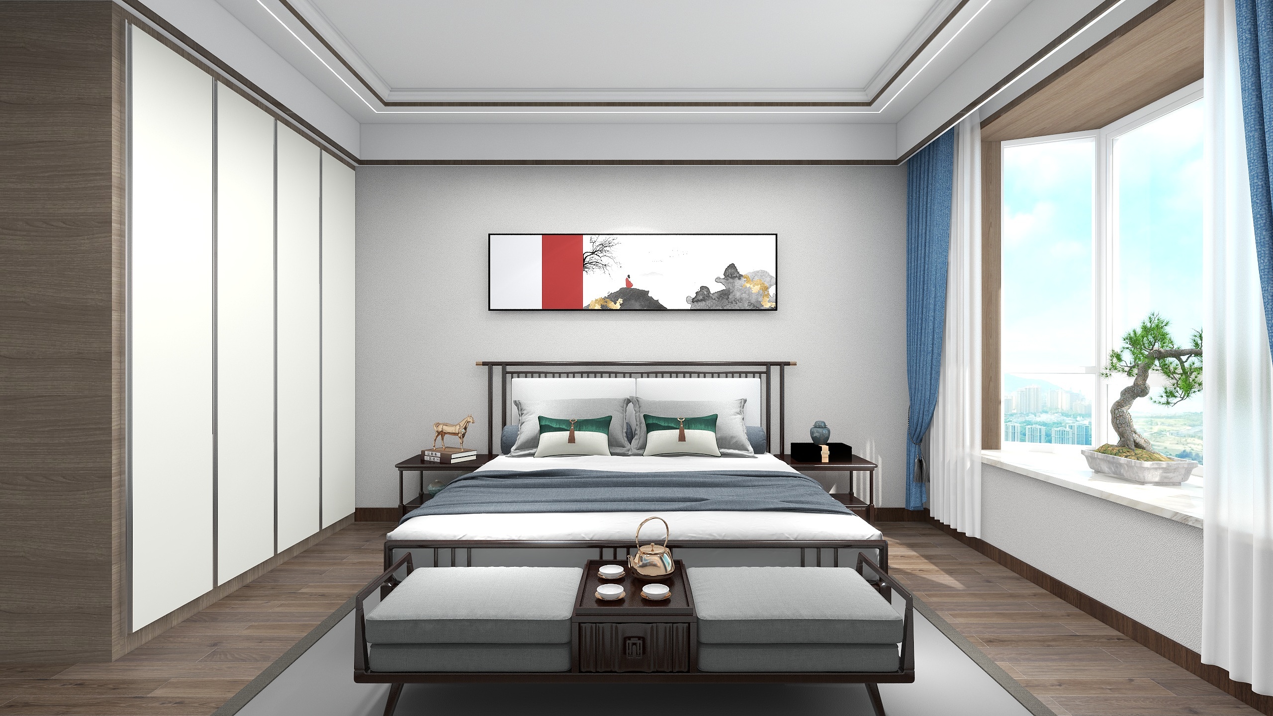 神马云在线-三层自建别墅装修效果图