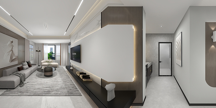 愿做你的影子-华发四季半岛大户型-装修设计方案