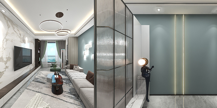 山语山博-18區03戶型平面方案-Model-装修设计方案