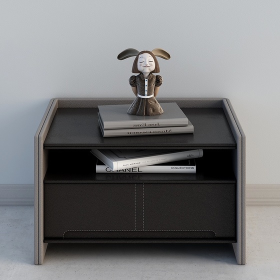 Modern Nightstands,black