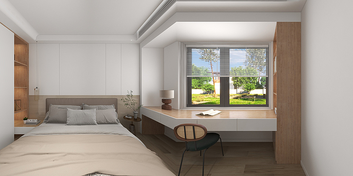 Miko设计-德信海德公园83.00㎡A2’3室2厅1卫1厨-装修设计方案