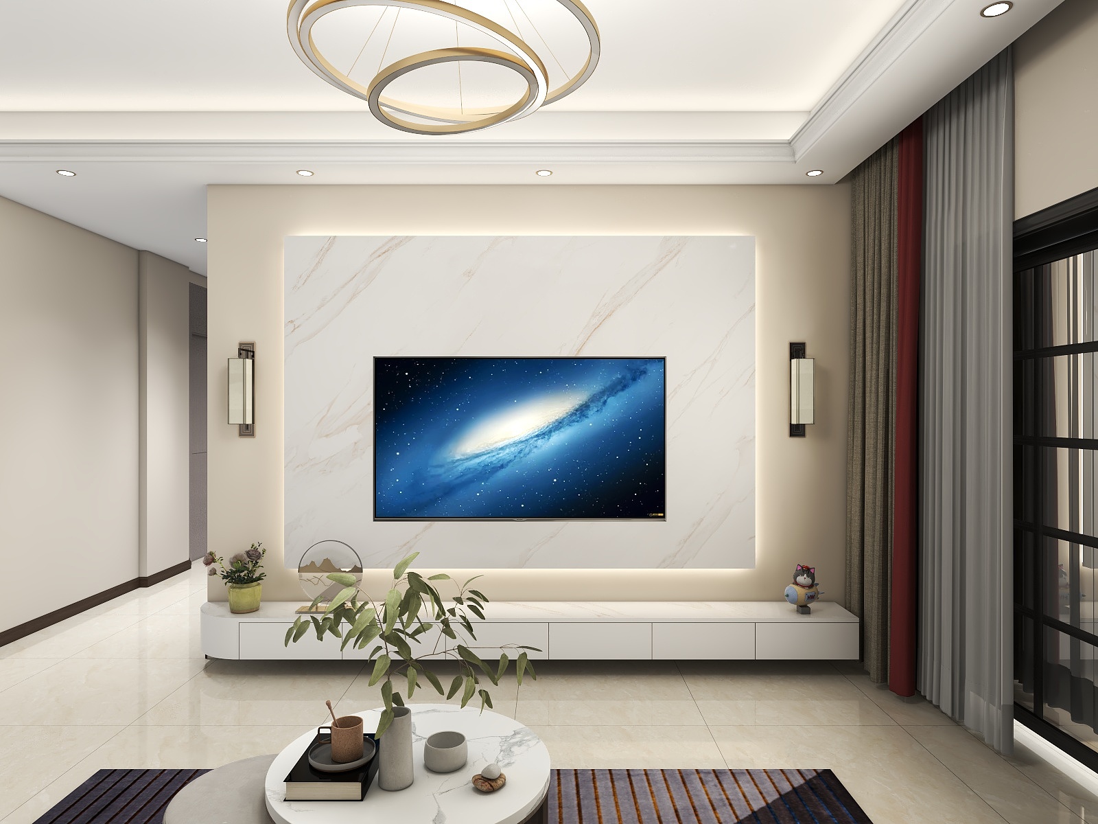 刘均铁-68平米两居室现代轻奢装修效果图