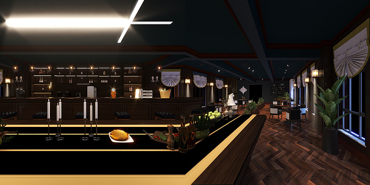 张程俊-咖啡店wq-装修设计方案