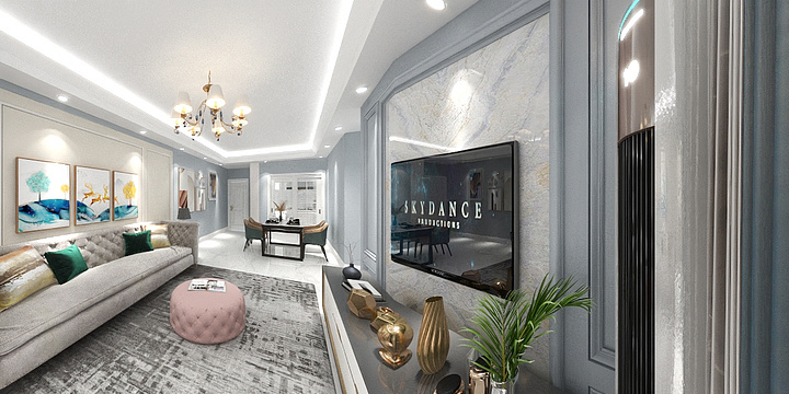 设计阿东-绿地90平方-实用-装修设计方案