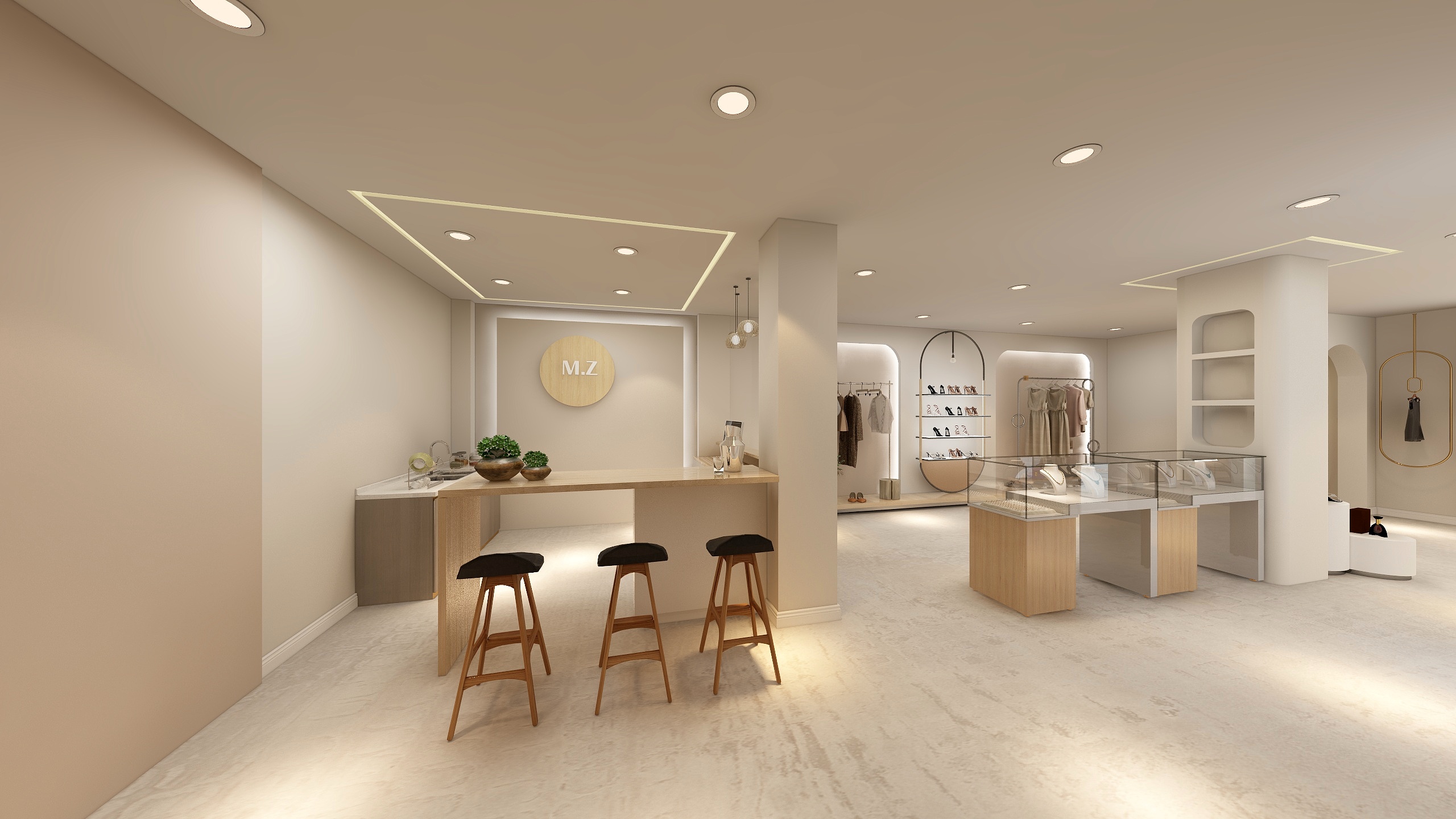 设计师囡囡-服装店一楼--最后方案-副本-副本-装修设计方案