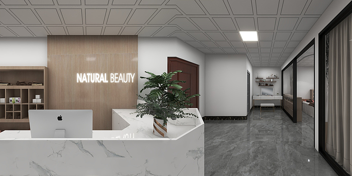 呉眞金-美容院-装修设计方案