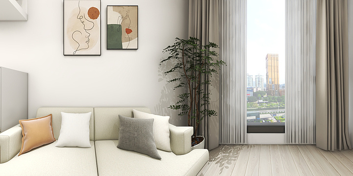 设计师熊熊-万象汇2127效果-装修设计方案