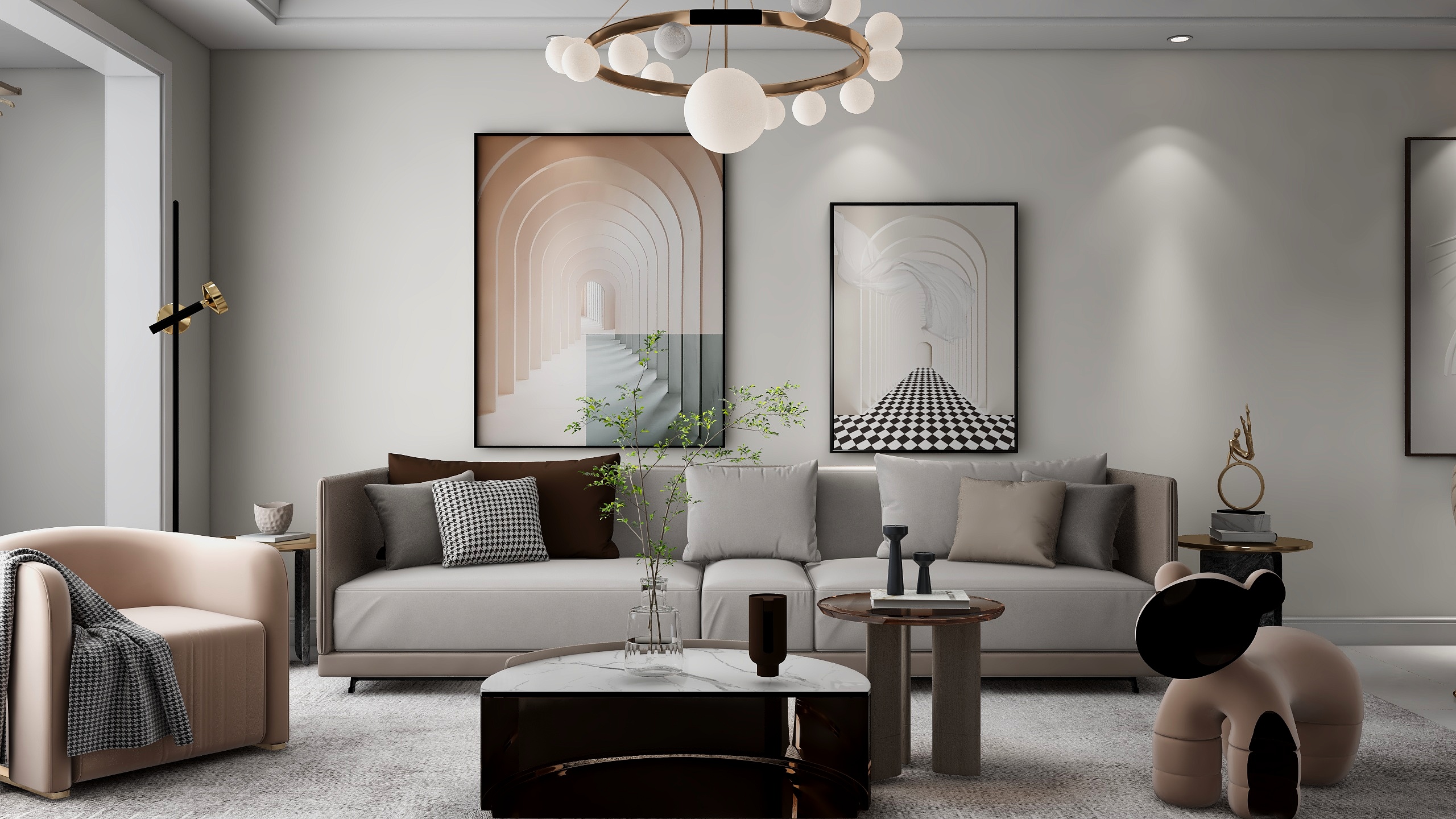 全案首席设计师-曲江千林郡.dwg-装修设计方案