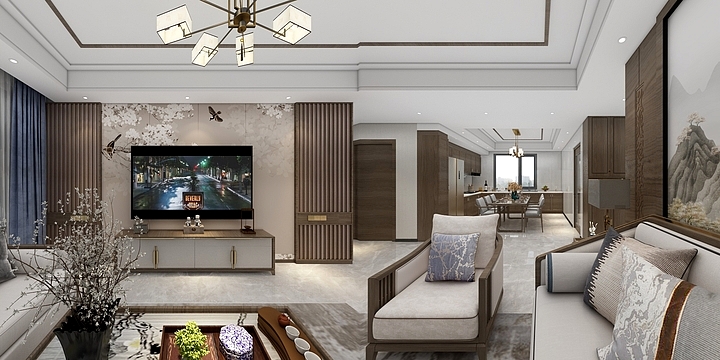 诗玥室内设计工作室-新中式-装修设计方案