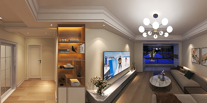 刘名才-万湖山庄8*801-装修设计方案