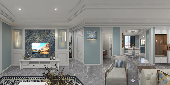 Yangborong-美式-装修设计方案