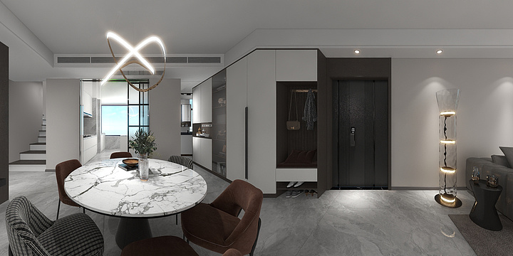 Vivivan设计-海伦湾-中叠-苏先生-向-装修设计方案