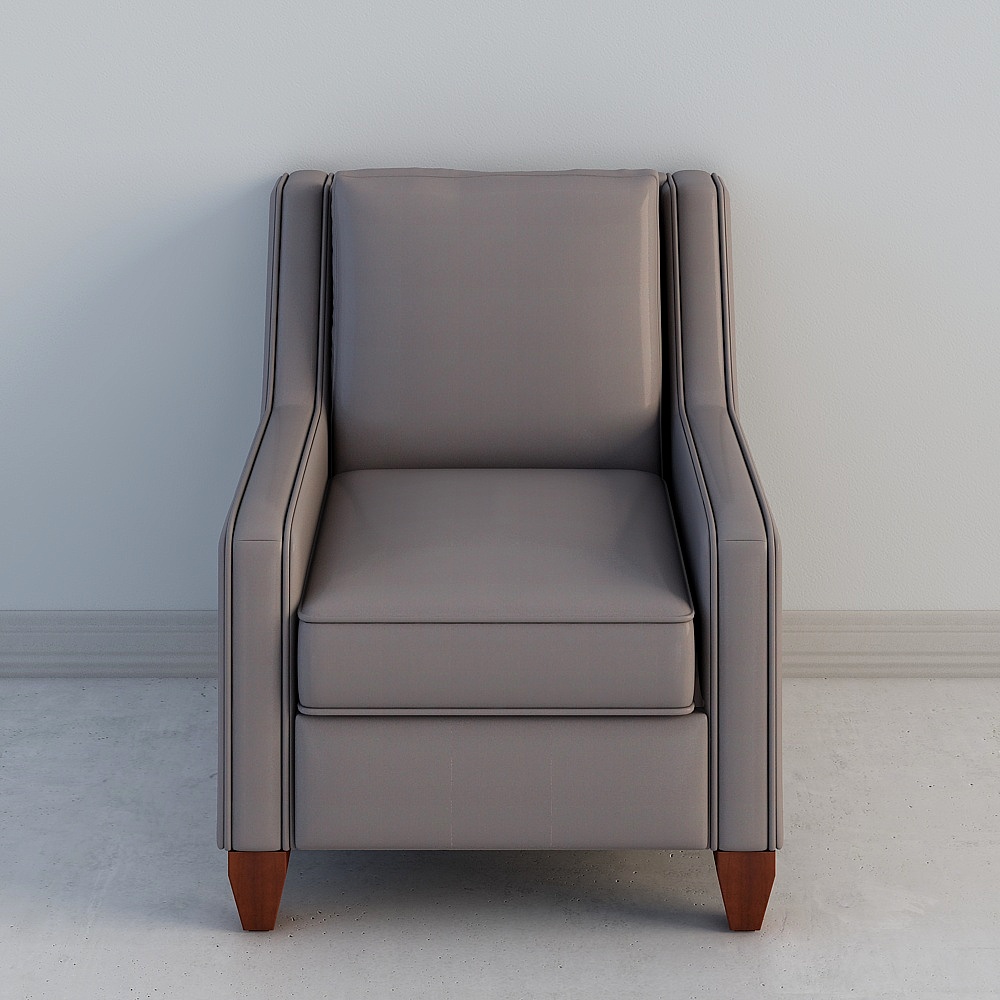 环美雷格西美式现代简约轻奢单人沙发LS820610