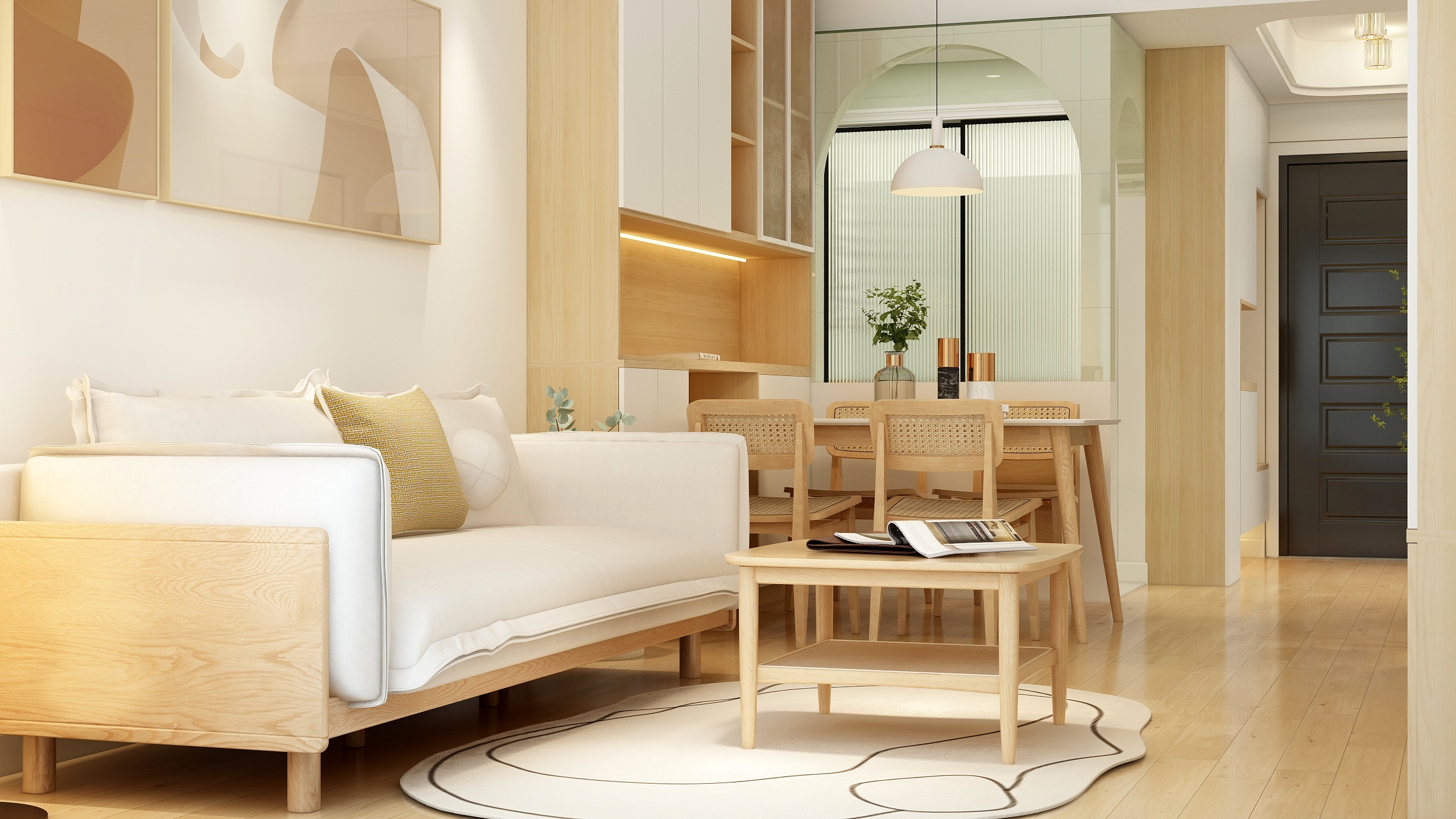 李佳洋-日式两房装修效果图