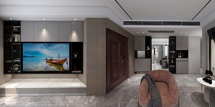 森森i-南滨花园8-2-1701-装修设计方案