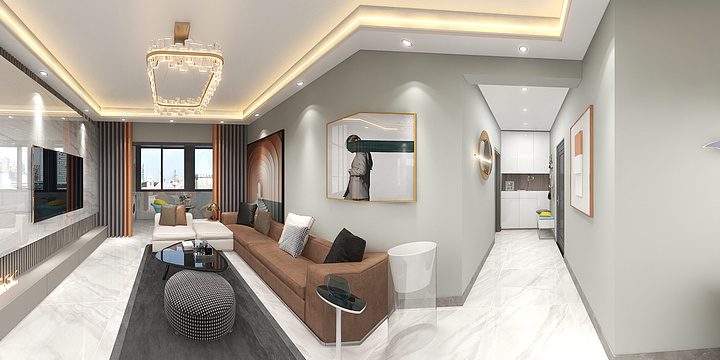 家装设计师GH-汴河小镇效果图仅供参考-装修设计方案