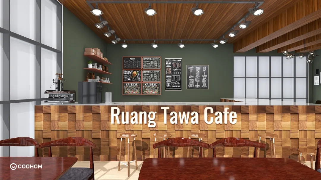 Faisal Rahmansyah的装修设计方案:Ruang Tawa Cafe