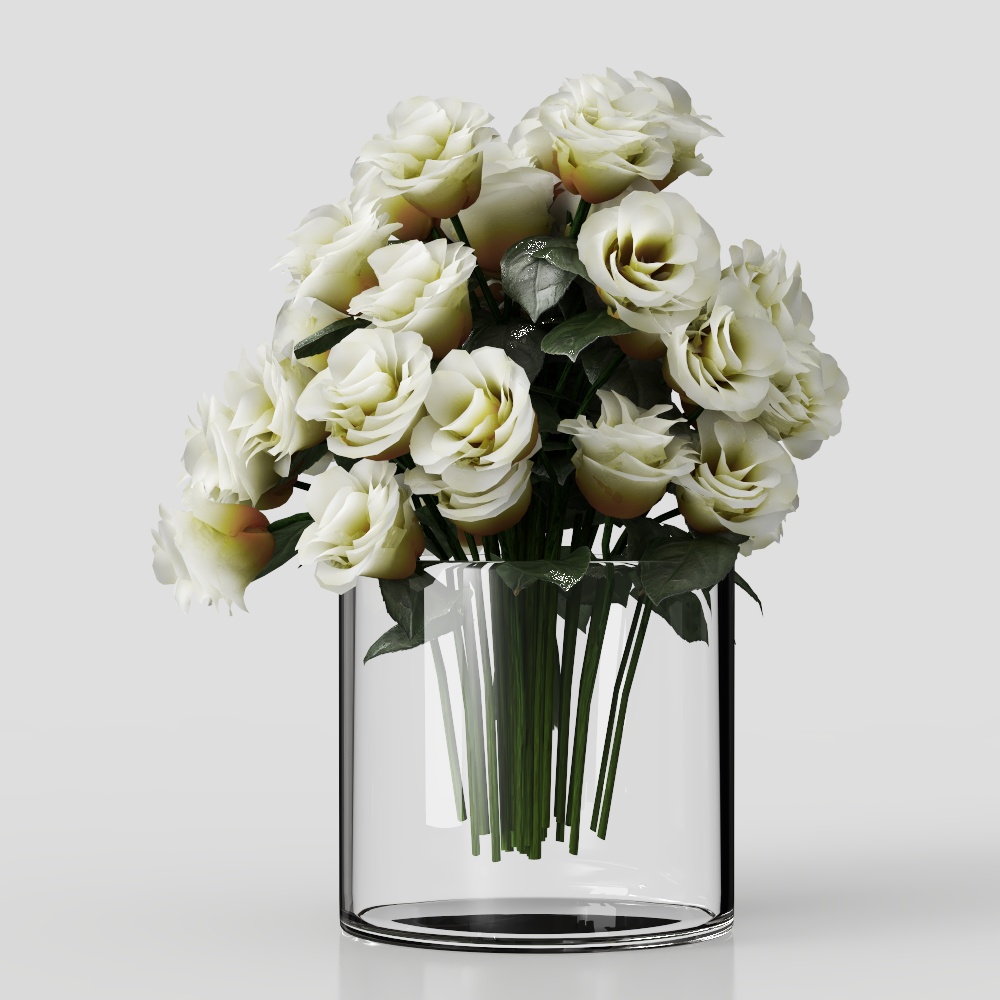 花卉Faux Ranunculus w Vase