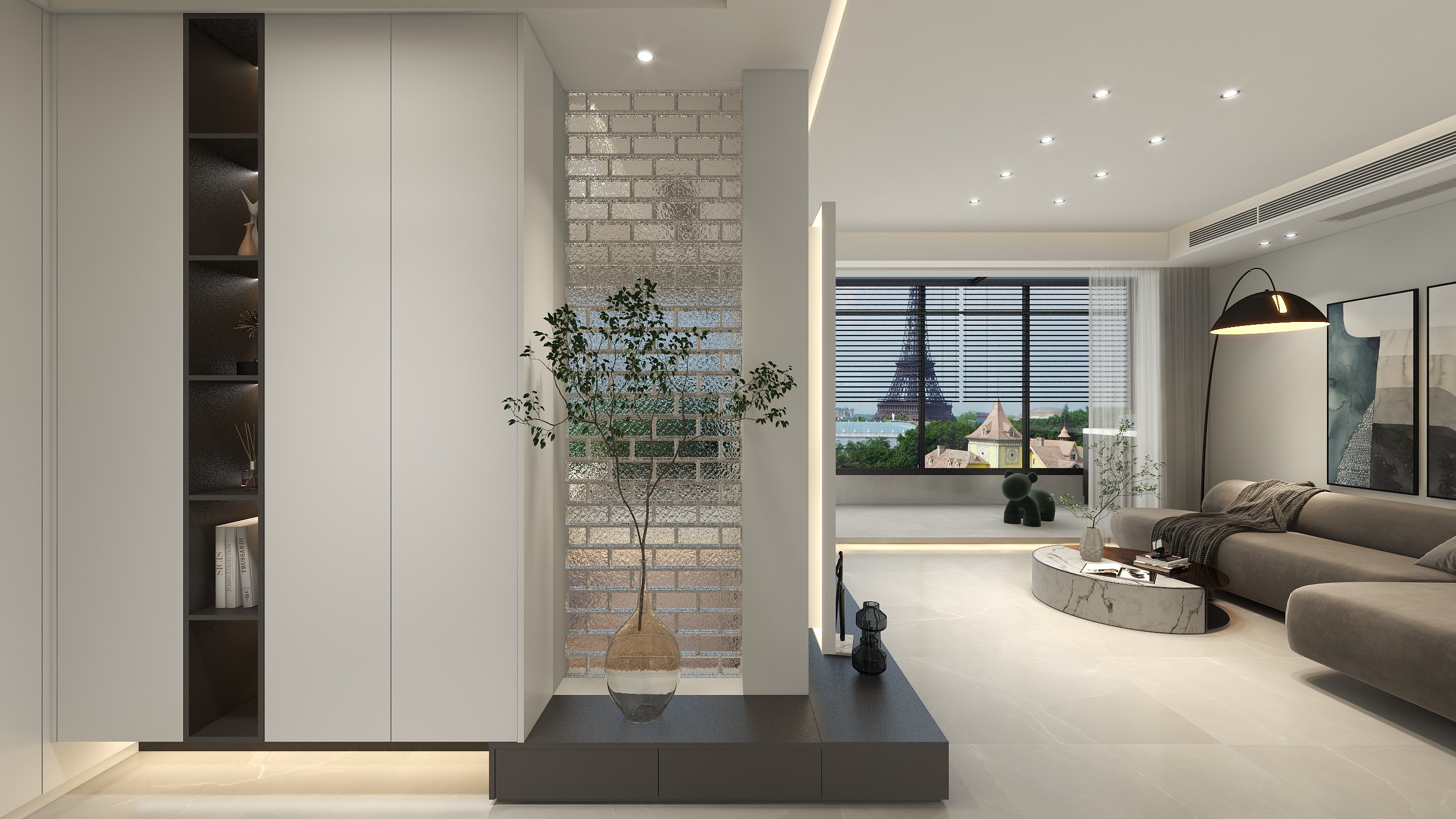 辰臻空间设计-【现代简约】130㎡平层-装修设计方案