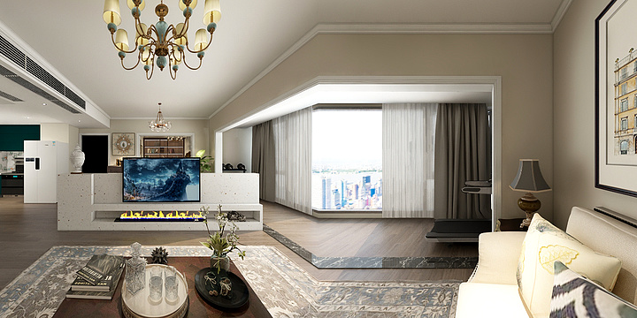 王云-美式简约-装修设计方案