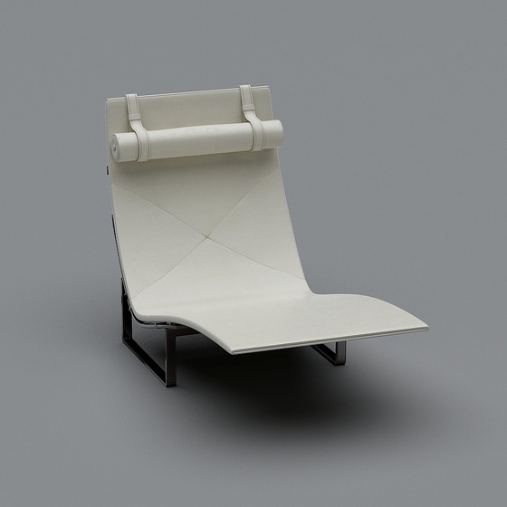 FRITZ HANSEN Modern Deck Chair,Recliners,Recliners,Gray