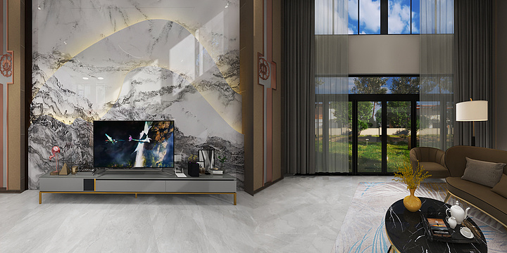 大卫设计工作室-普洱-12户1、2F-装修设计方案