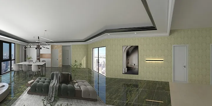 greengraniteid的装修设计方案:modern living room